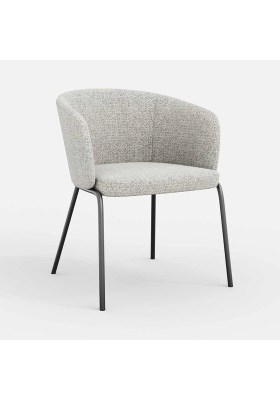 vergaderstoel-Misa-greige-zwart-frame